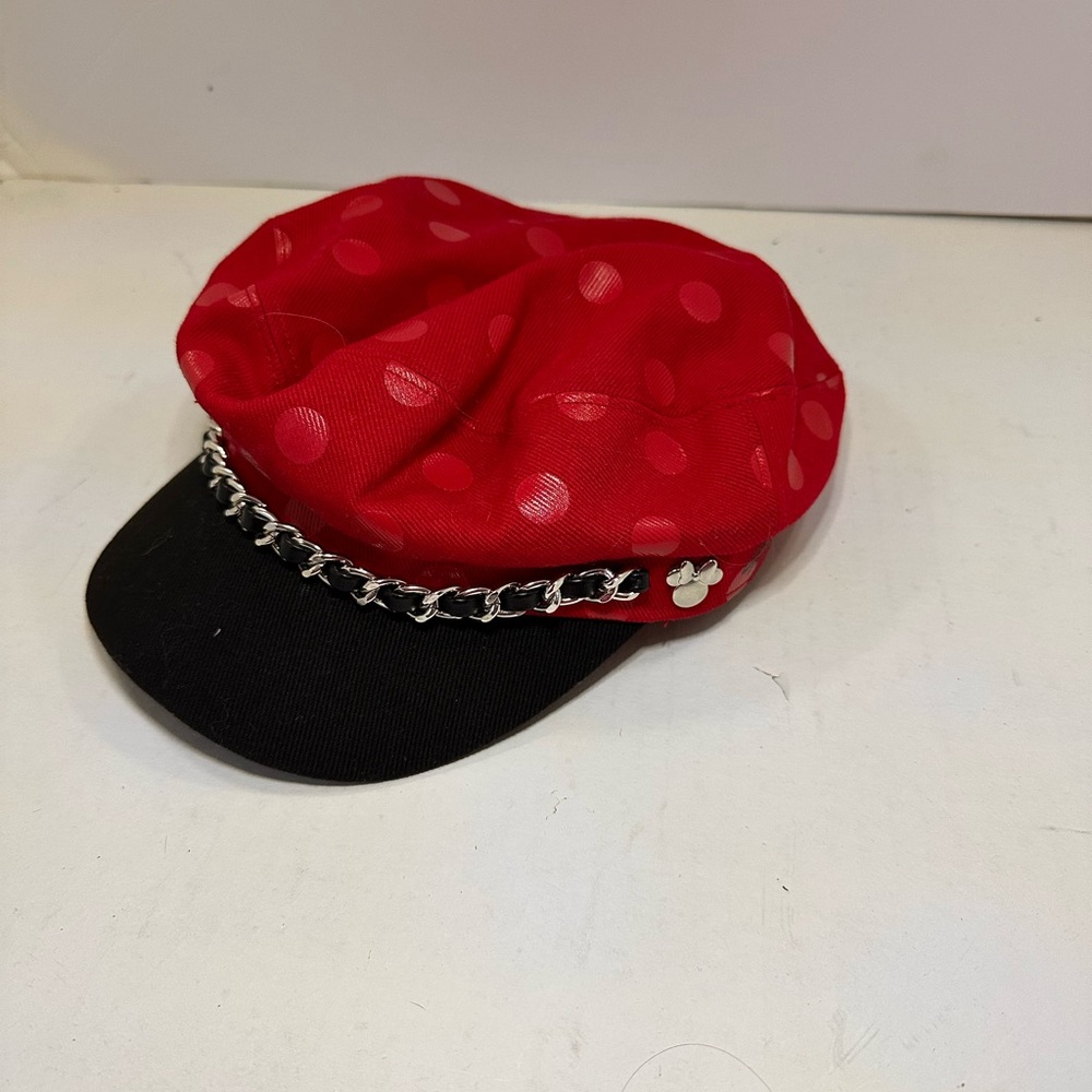 Minnie Mouse Pageboy bikers hat Size Youth (58cm)